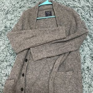 Abercrombie grey cardigan
